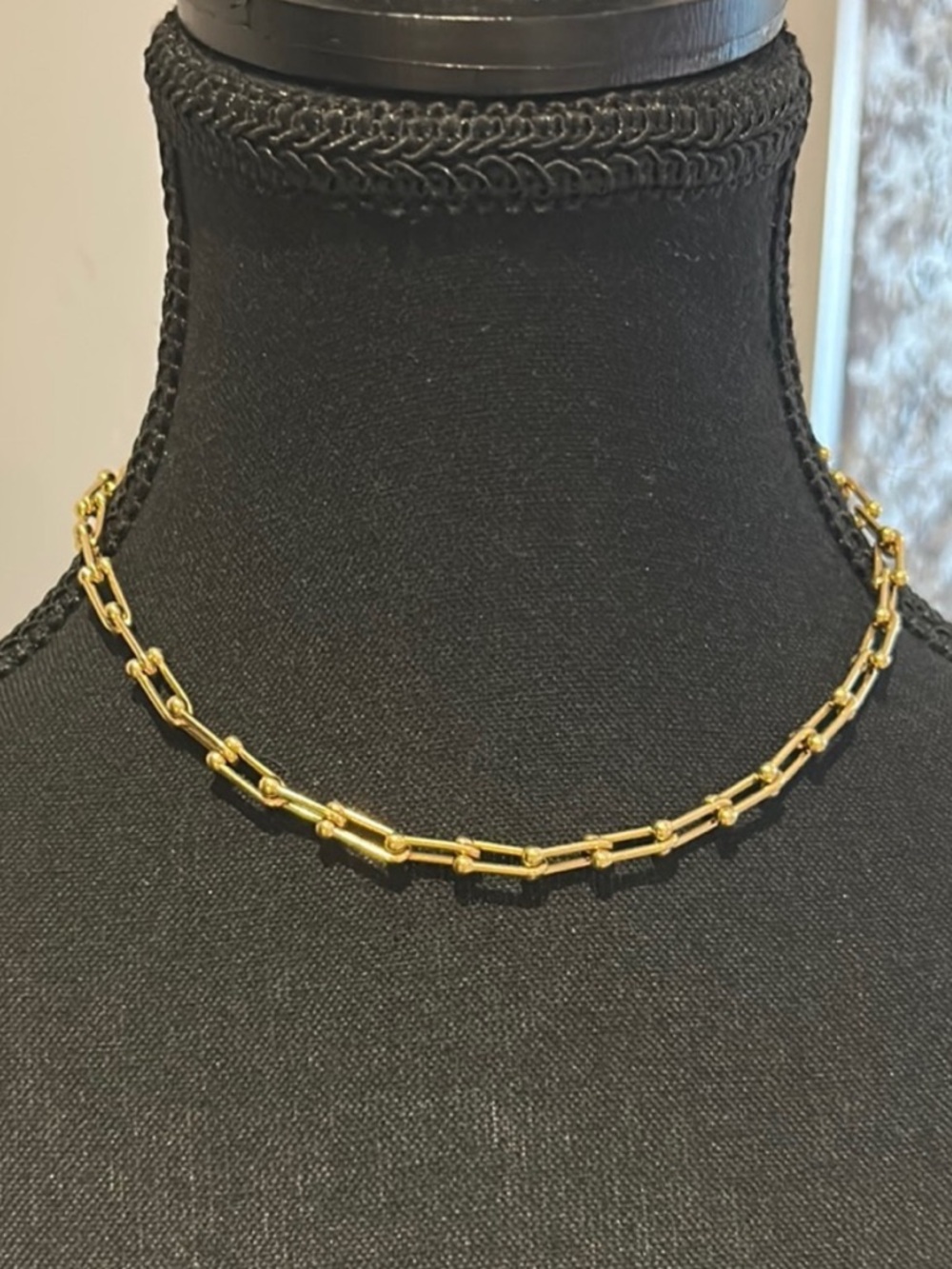 Gold Plated Chain Link Necklace